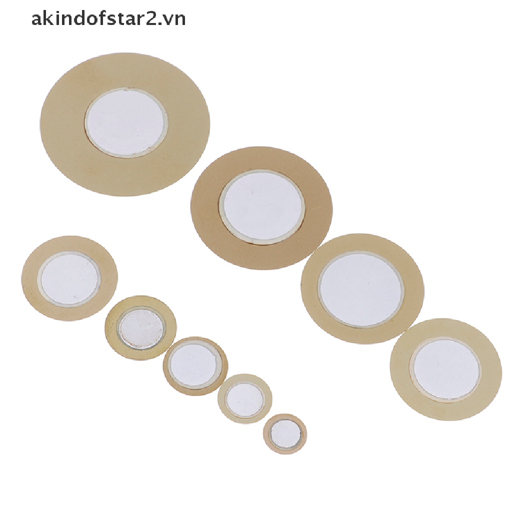 10 đĩa trống kích hoạt cảm biến âm thanh piezo 12-50mm