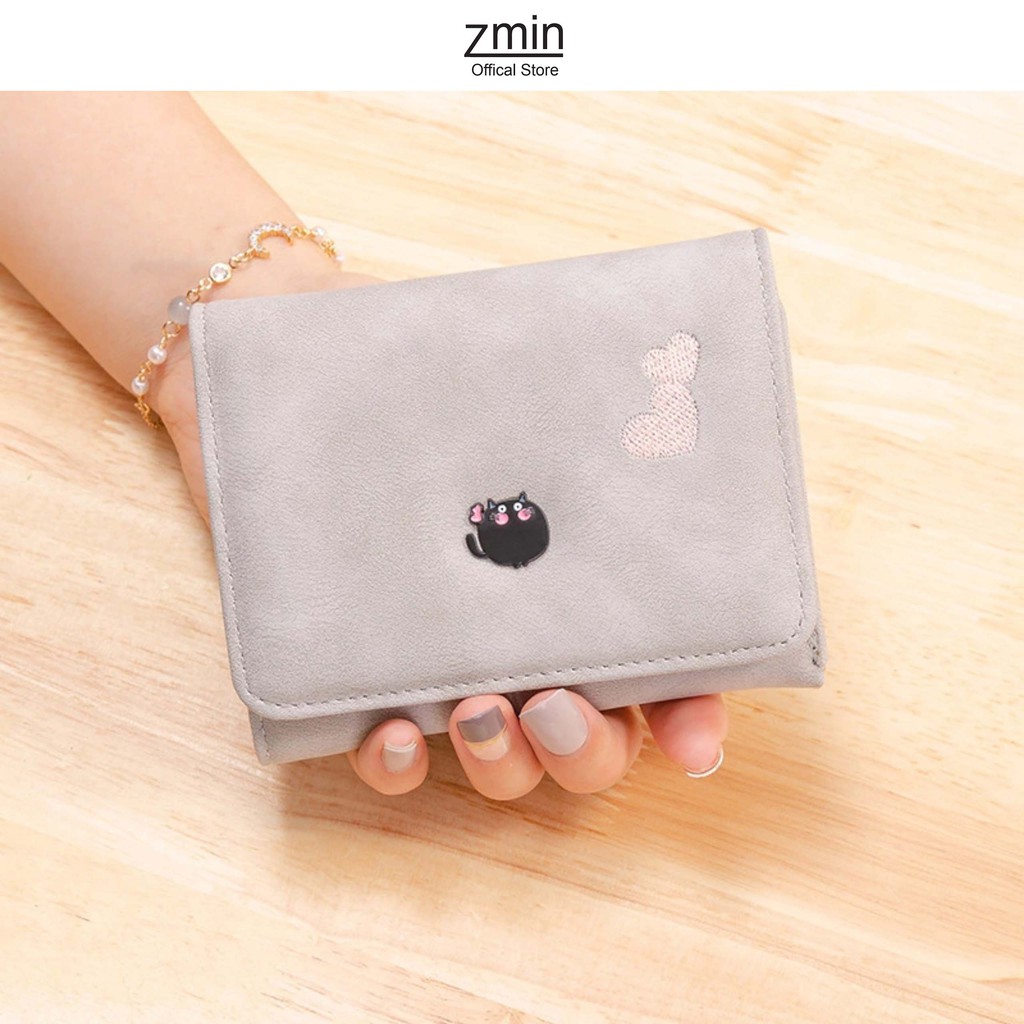 Ví nữ mini cầm tay Zmin, chất liệu cao cấp có thể bỏ túi - V008 | BigBuy360 - bigbuy360.vn