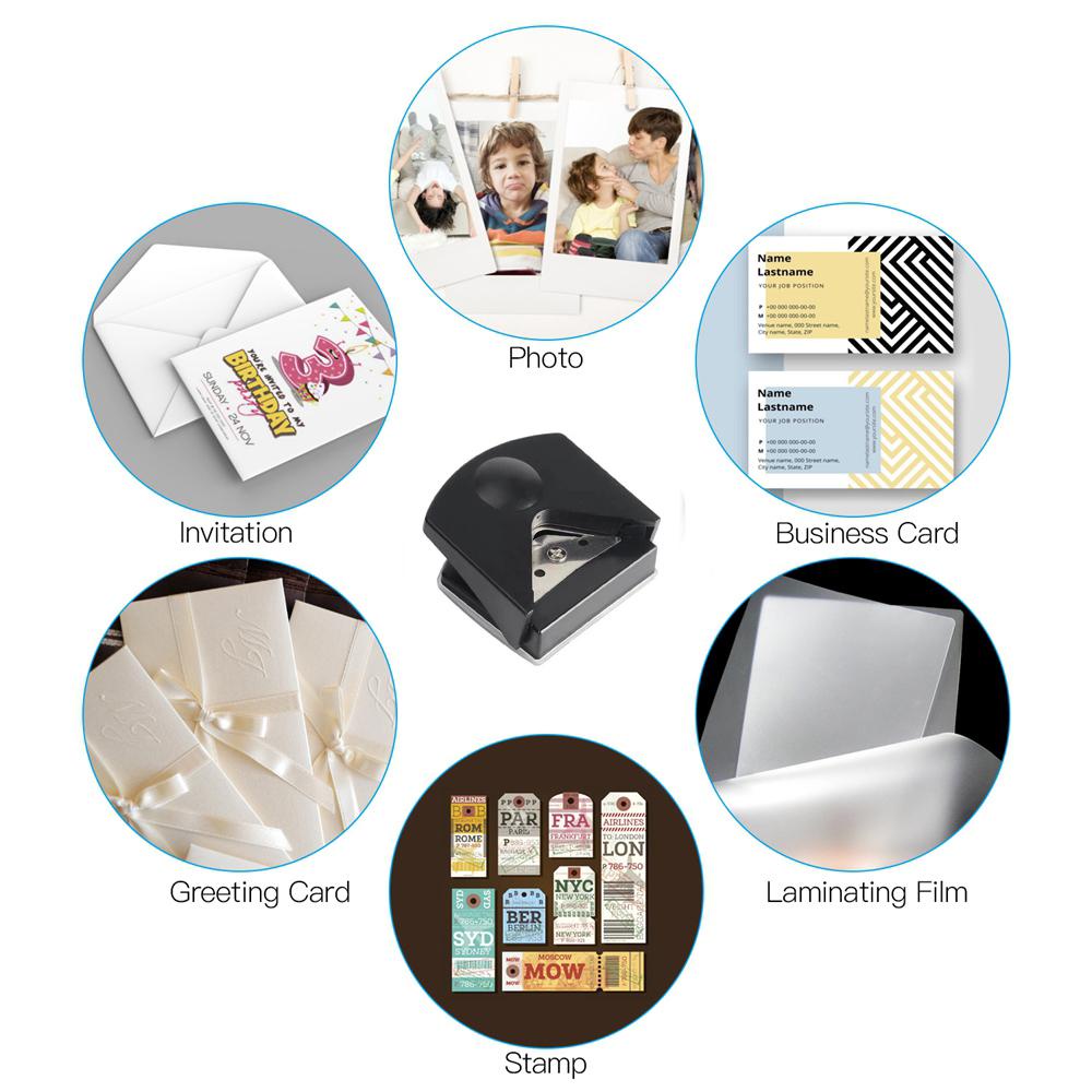 Dụng Cụ Cắt Giấy Hình Tròn Mini Di Động Tiện Dụng Cho Văn Phòng