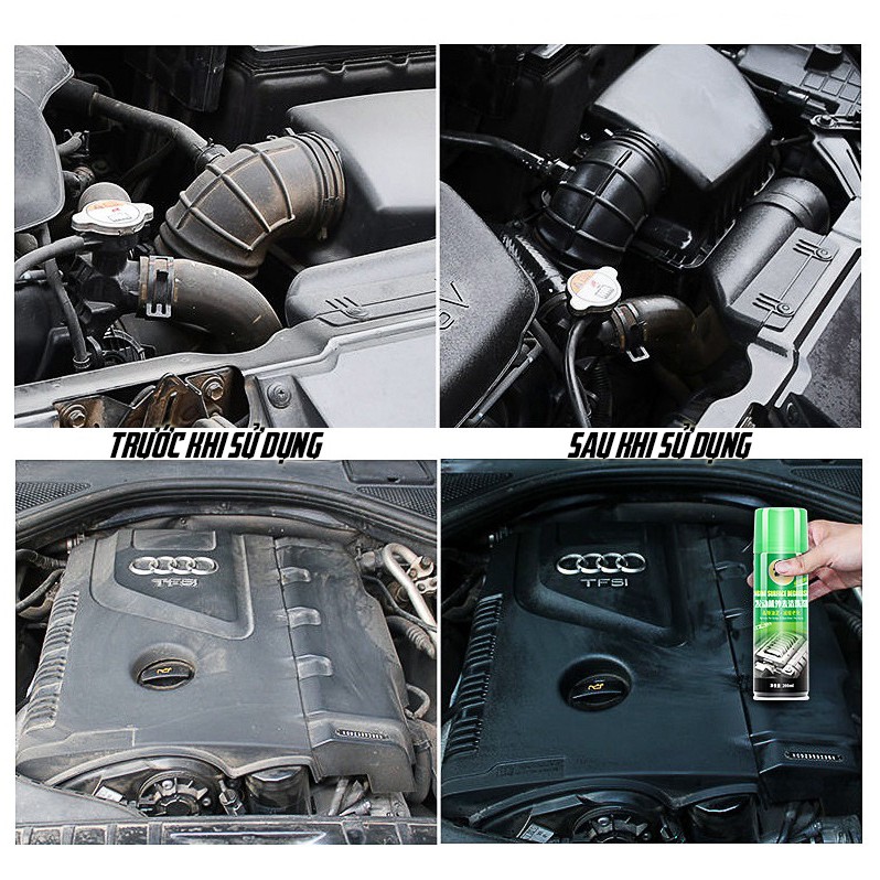 Dung Dịch Xịt Vệ Sinh Tẩy Dầu Mỡ Và Làm Mới khoang Máy Xe Ô Tô 200ml DOKEY99