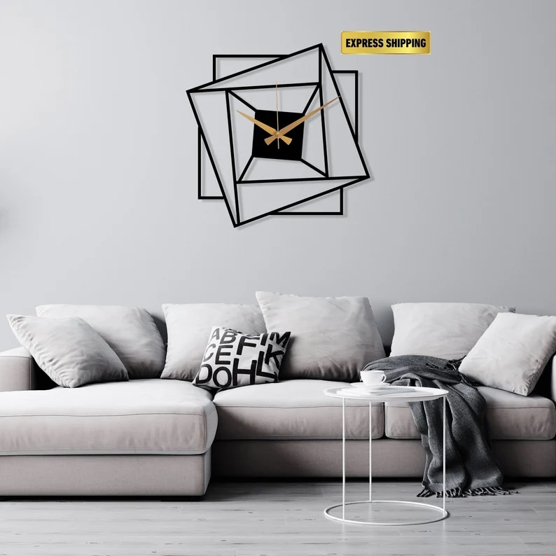 Đồng hồ treo tường Thegioipuzzle bằng kim loại bền đẹp DH020