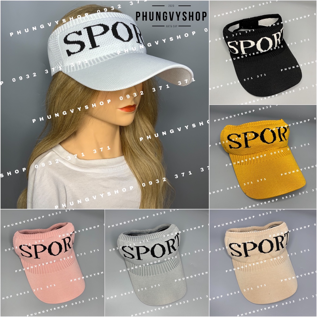 I QAC I Mũ LƯỠI TRAI unisex nam nữ - LEN HỞ CHÓP SPORT - nón kết