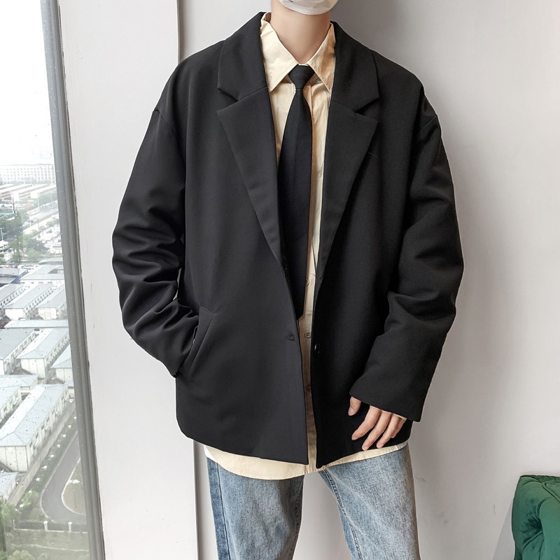 Áo khoác vest áo khoác blazer Nam phong cách Hàn Quốc 2 lớp