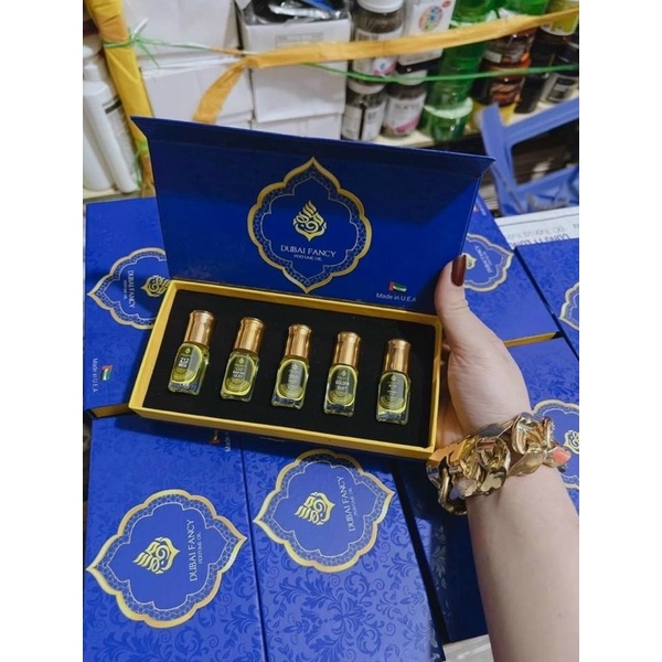 Set  10 tinh dầu nước hoa Dubai 10 x 3ml