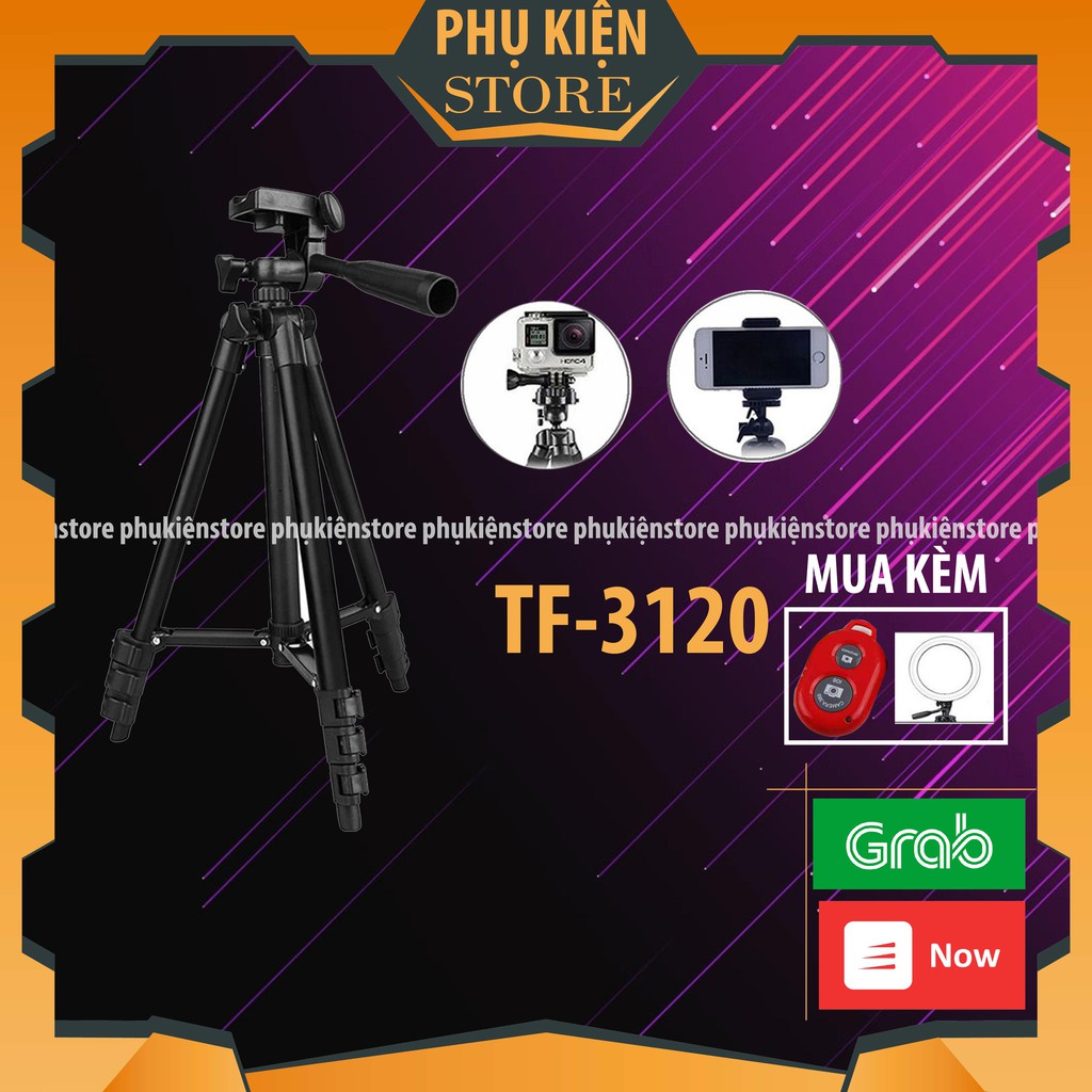 GẬY 3 CHÂN TRIPOD TF-3110 + KẸP ĐIỆN THOẠI Chính Hãng