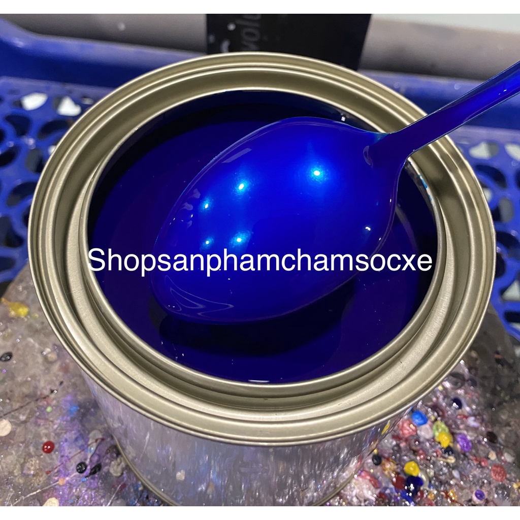 Xanh candy zin honda - Sơn tự bóng không cần pha cứng