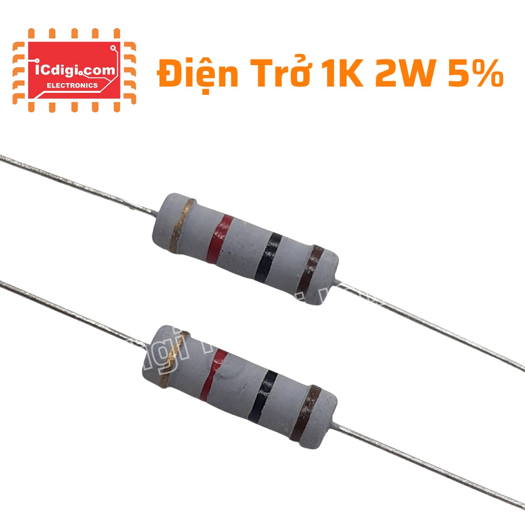 ĐIỆN TRỞ CÔNG SUẤT 1K 2W 5%