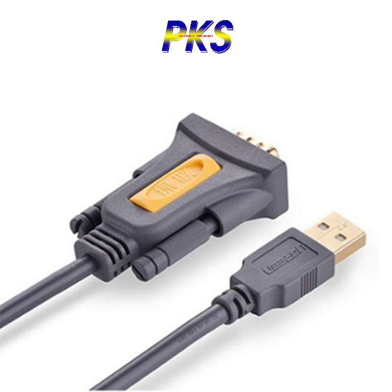 Cáp USB to COM RS232 dài 1.5M có Chip chính hãng Ugreen 20211