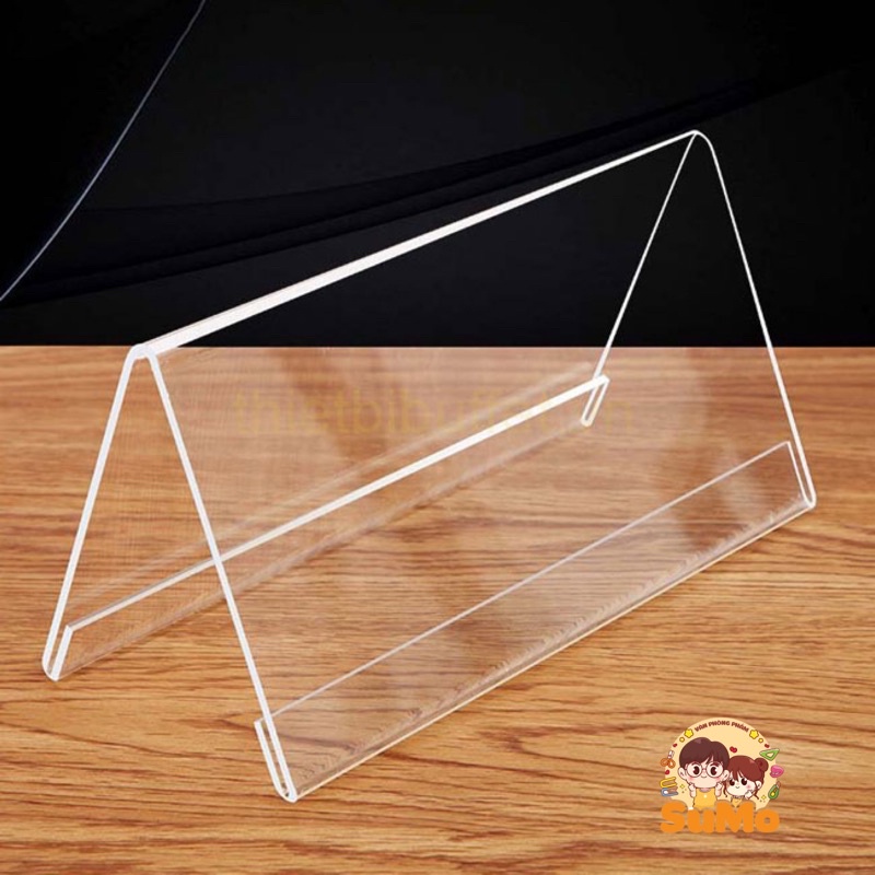 Bảng nhựa mica có lớp chống xước kích thước 8x20 cm