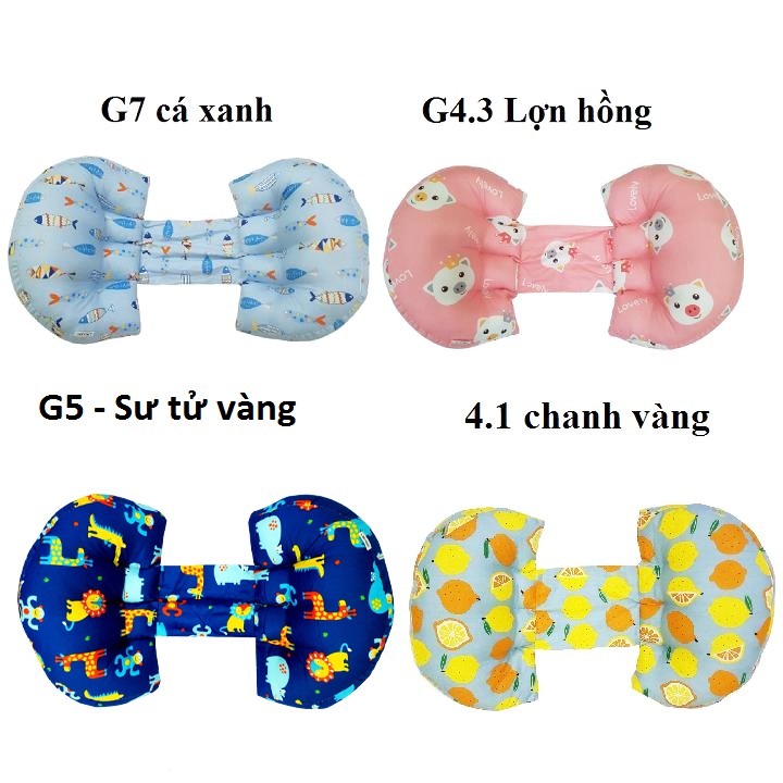 [LIKADO] Gối cho bà bầu vải 100% cotton ruột bông nhân tạo