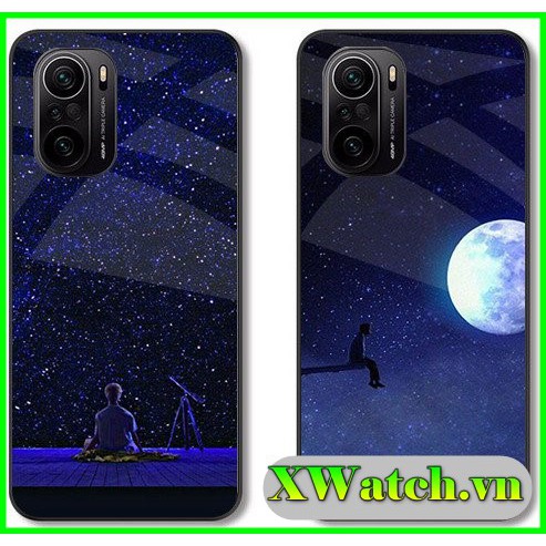 Ốp lưng họa tiết phủ bóng đẹp mắt Redmi K40 / K40 pro Redmi note 10 / Note 10 pro P1