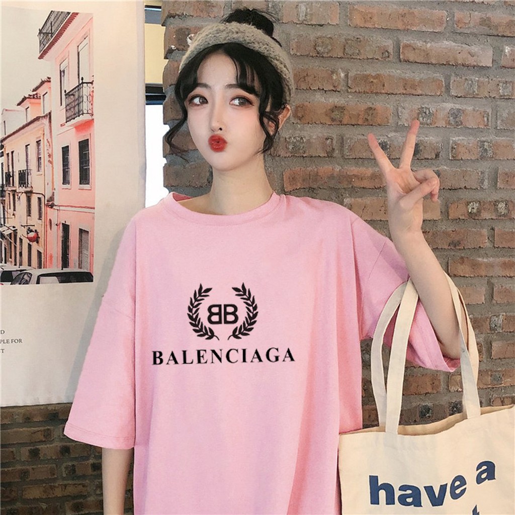 <<Daisy fashion>> Áo Thun Tay Lỡ Form Rộng In Balenciaga, thời trang sinh viên cao cấp, cho nam nữ ATIN39