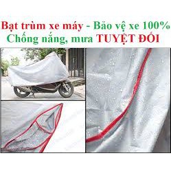 Bạt phủ trùm xe máy che mưa nắng dòng xe lớn SH, Moto - HMVL-BatXeMay-XB (Nhiều màu) 1022