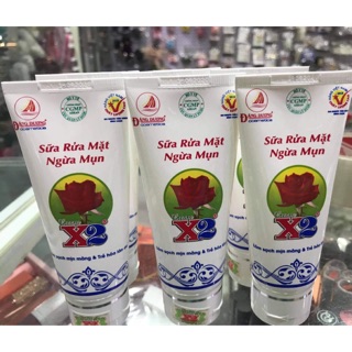 Sữa rửa mặt ngừa mụn x2