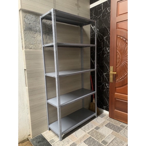 Kệ Sắt Đa Năng Dài 1m x Rộng 0,4m x Cao 2m x 5 tầng V Lỗ Lắp Ghép Để Đồ