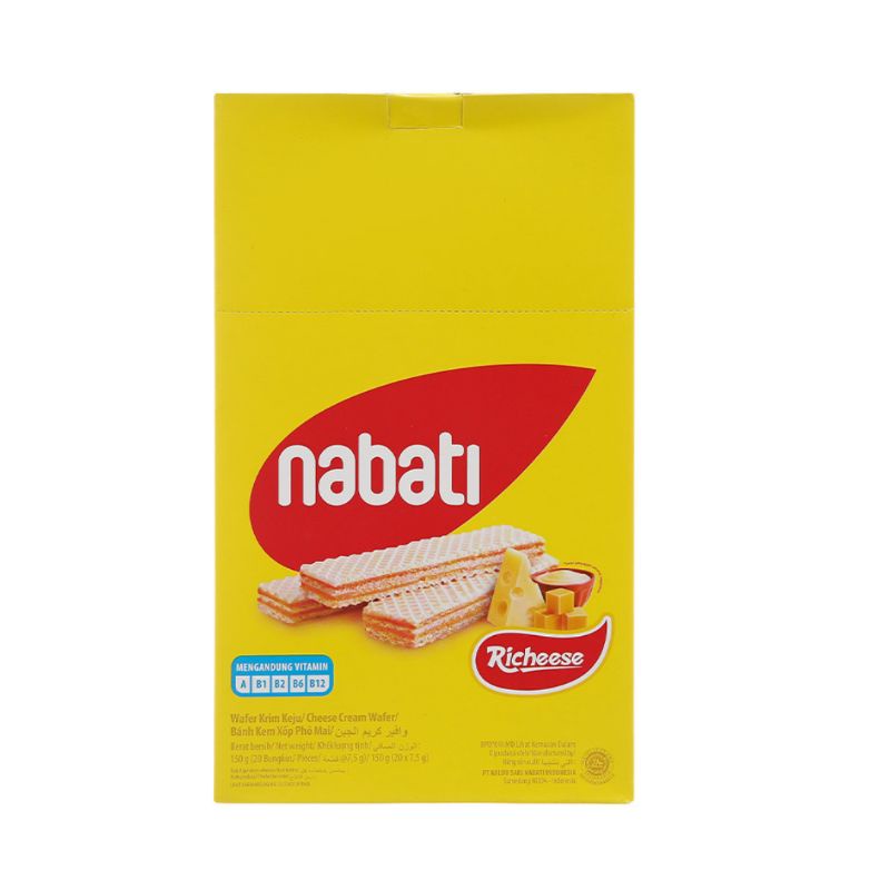 Bánh xốp phô mai Nabati hộp 150 g