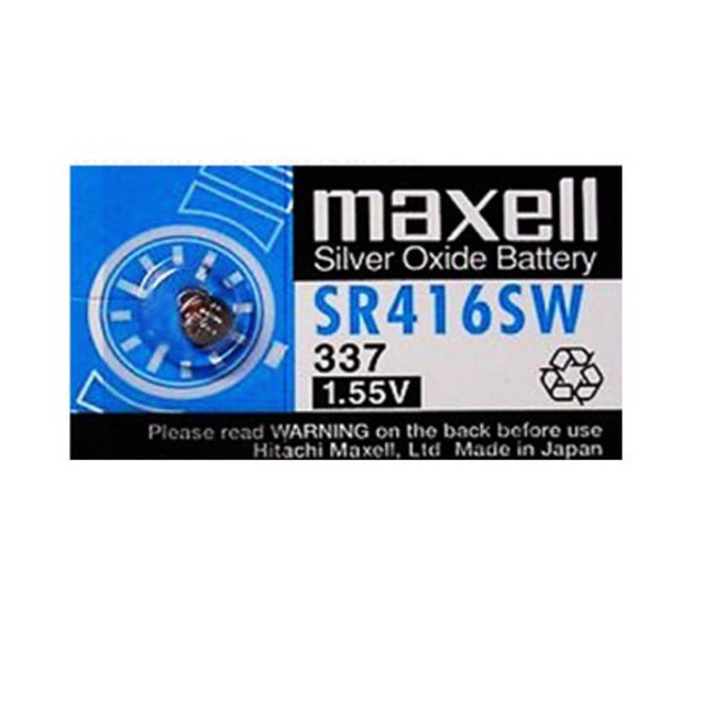 Pin đồng hồ SR416SW SR416 416 337 Maxell Chính Hãng