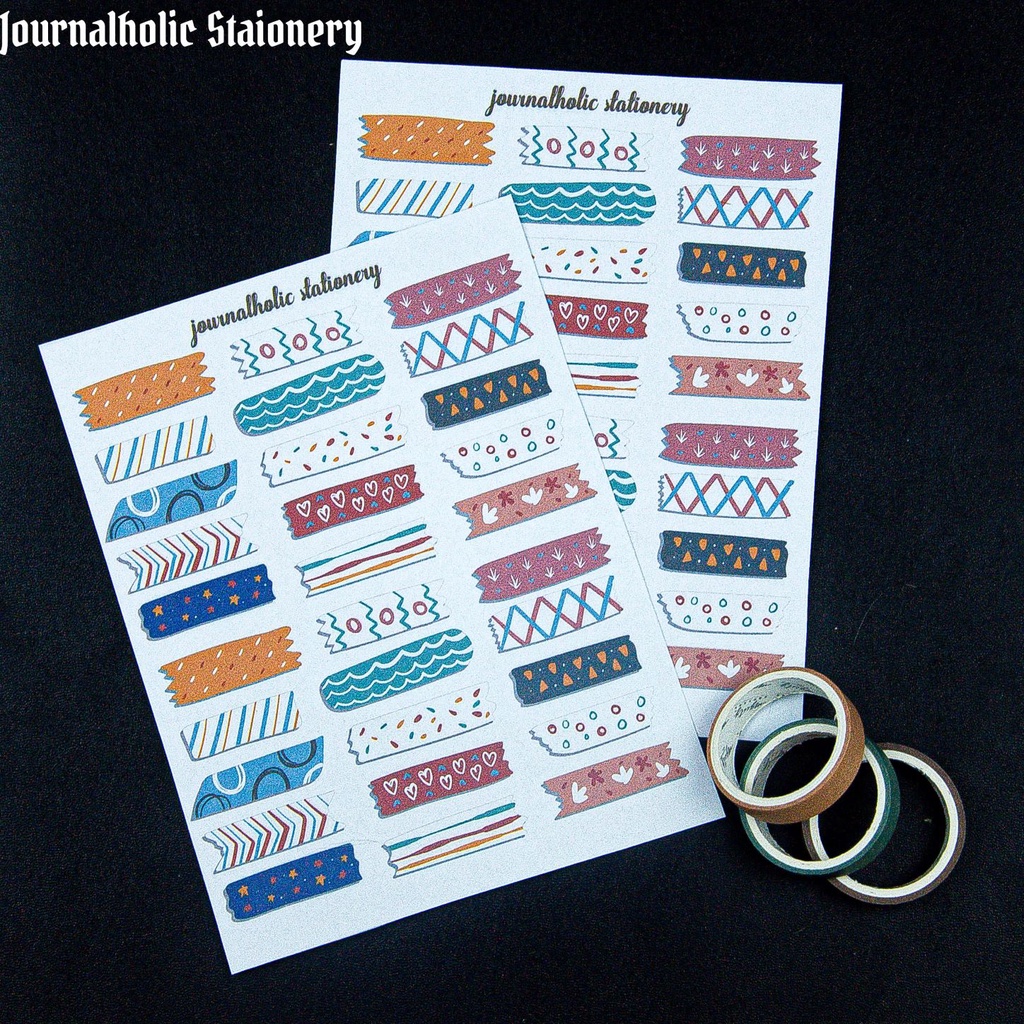 Sticker Washi Trang Trí Sổ Tay Bullet Journal - Top Loader - Journalholic Stationery