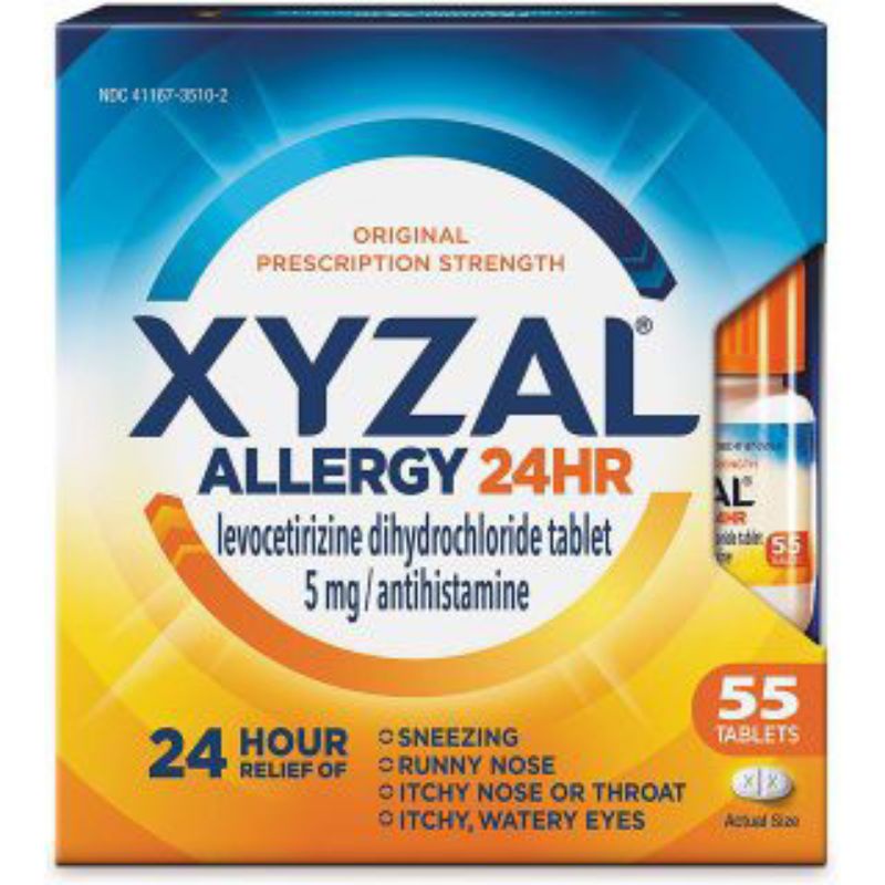 [ DATE 2024 ] Xyzál Állergy 24h Tablets 55 viên