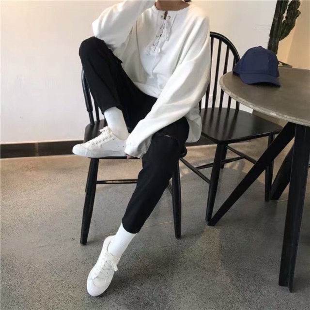 [Bigsize 30-36] Quần Baggy Nam Nữ Cực Xinh, Trơn/Rách 2 Gối, Lưng Cao Siêu Đẹp, Không Giãn | BigBuy360 - bigbuy360.vn