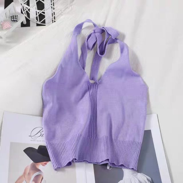 Áo ba lỗ cột sau cổ hothit | BigBuy360 - bigbuy360.vn