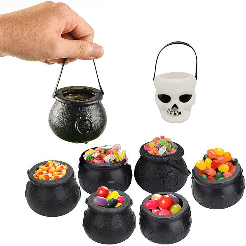Bình Nước Mini Họa Tiết Phù Thủy Trang Trí Halloween