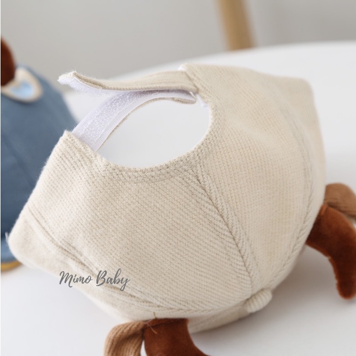Mũ nón lưỡi trai mềm gắn sừng trâu đáng yêu cho bé MH128 Mimo Baby