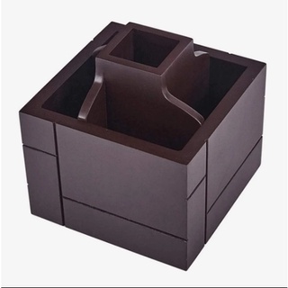 Khay cắm bút bằng gỗ hx -1007a kiểu dáng cổ điển đế xoay tròn 360 độ