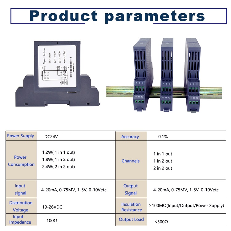 Bộ Chuyển Đổi Điện Áp ES-GLC DC 0-10V Sang 4-20mA 0-5V