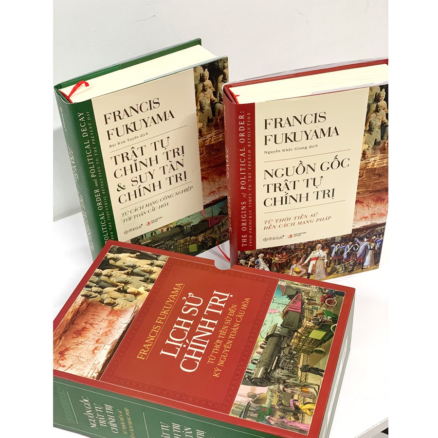 Combo Sách - Lịch Sử Chính Trị: Từ Thời Tiền Sử Đến Kỷ Nguyên Toàn Cầu Hóa (Hộp 2 Cuốn) Tặng Kèm Bookmark