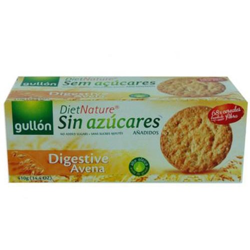 Bánh Gullón lúa mạch “Digestive Avena” không đường, tốt cho tiêu hóa – hộp 410g