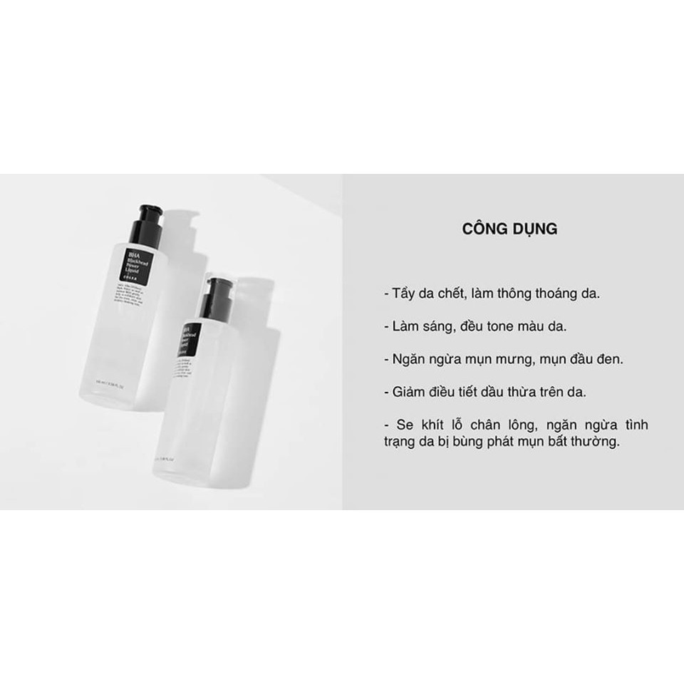 Tẩy tế bào chết hóa học COSRX BHA Blackhead Power Liquid 100ML | BigBuy360 - bigbuy360.vn