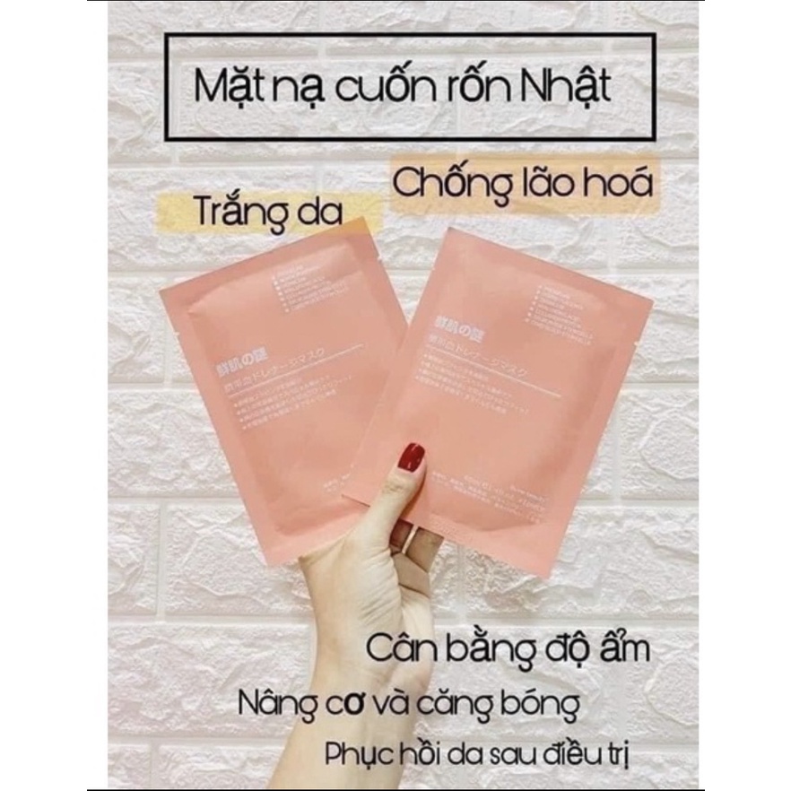 Mặt Nạ Nhật, Miếng  Đắp Mặt Nạ Nhau Thai Rwine Beauty – Nhật Bản