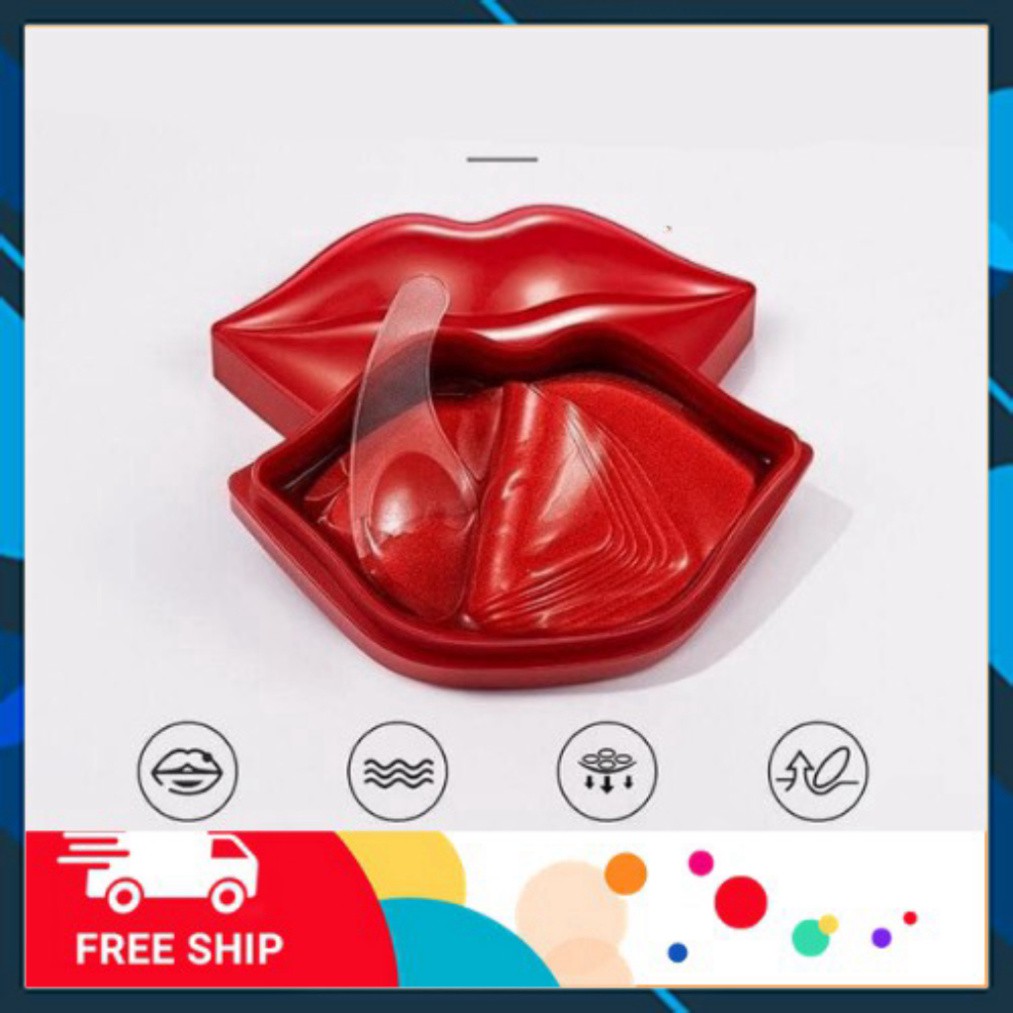 Mặt nạ dưỡng môi hoa hồng, HỘP 20 MIẾNG, giúp môi căng mọng | BigBuy360 - bigbuy360.vn