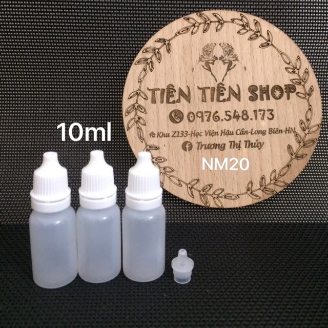 Vỏ chai nhỏ mắt 10ml, 20ml