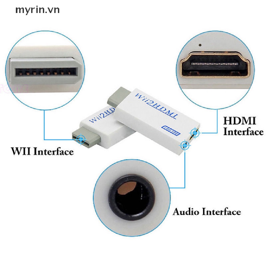 Bộ KếT NốI ChuyểN ĐổI HD Wii Sang HDMI 1080P / 720P, ĐầU CắM 3.5MM