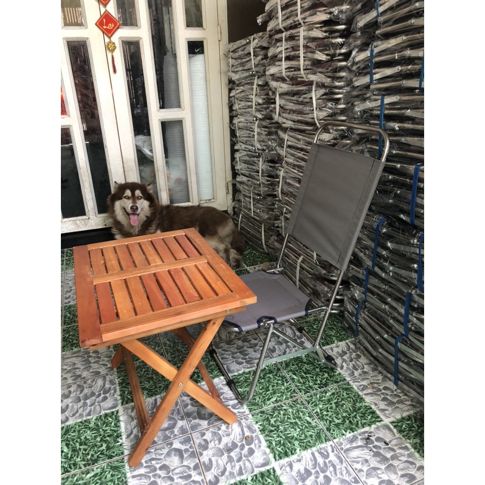 GHẾ XẾP INOX LƯNG CAO, CAFE, CÂU CÁ