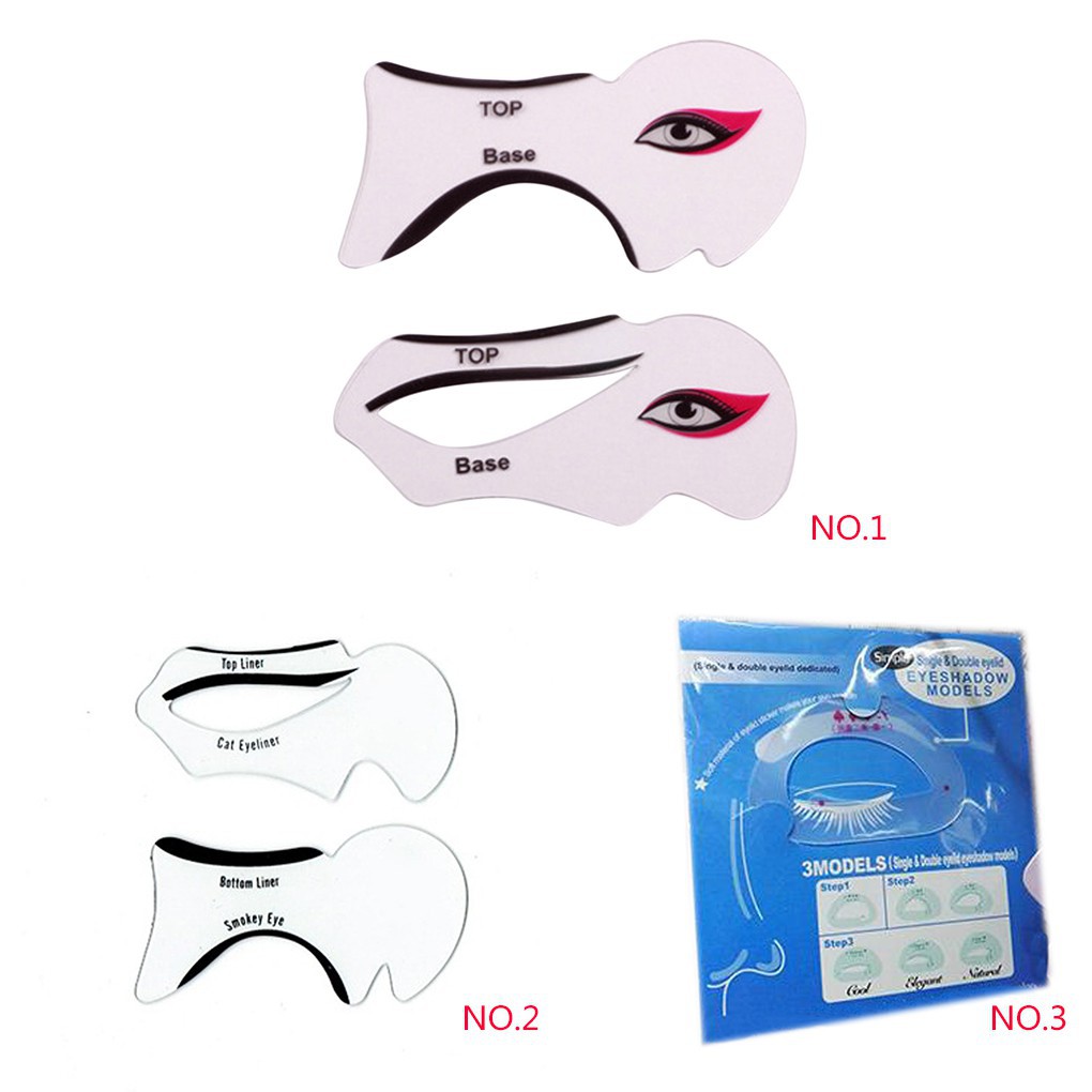 2 Khuôn kẻ mắt và đánh phấn chân mày