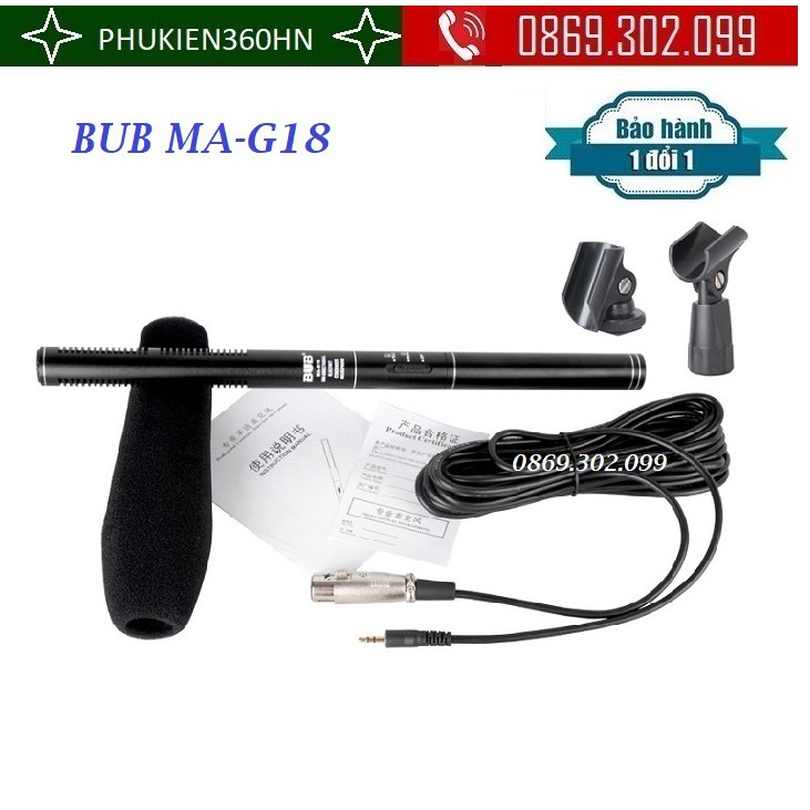 [Mã 155ELSALE giảm 7% đơn 300K] Micro phỏng vấn BUB MA-G18