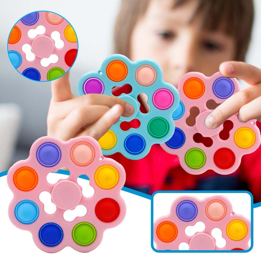 Con Quay Đồ Chơi Bằng Silicone Giúp Giảm Căng Thẳng