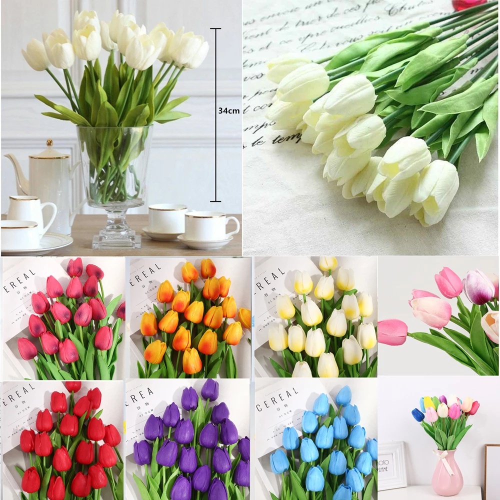 Hoa Tulip Nhân Tạo Trang Trí Tiệc Cưới
