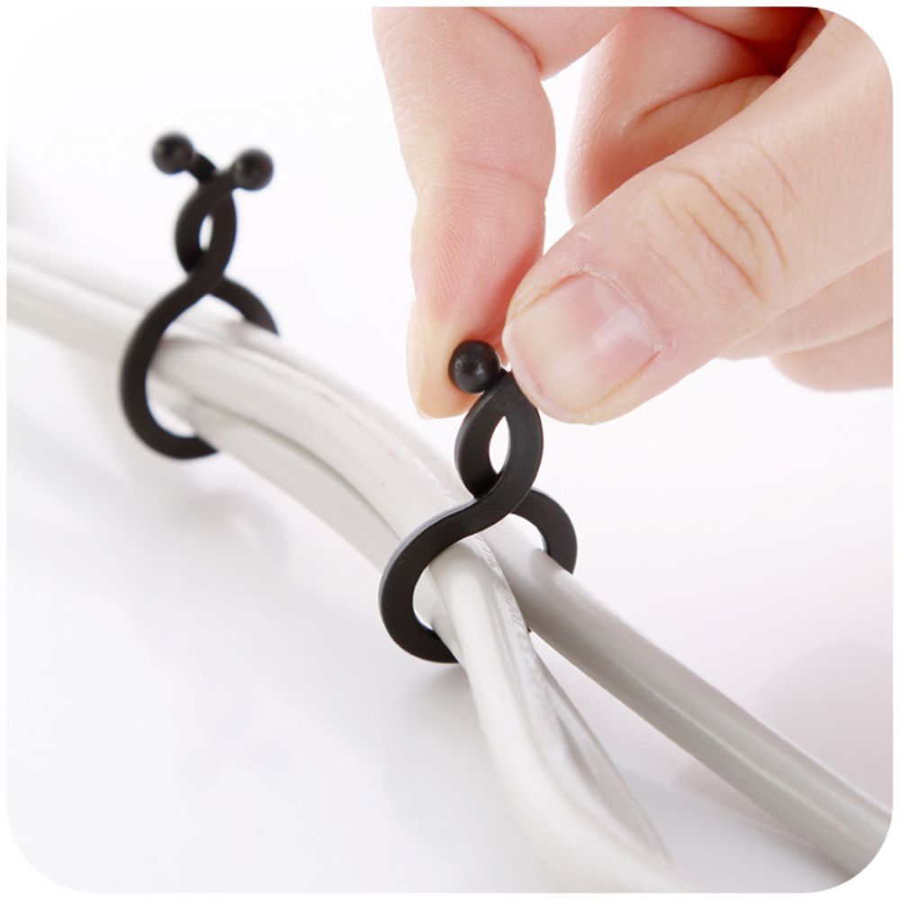 Bộ 20 / 30 Kẹp Giữ Dây Cáp Gọn Gàng Tiện Lợi