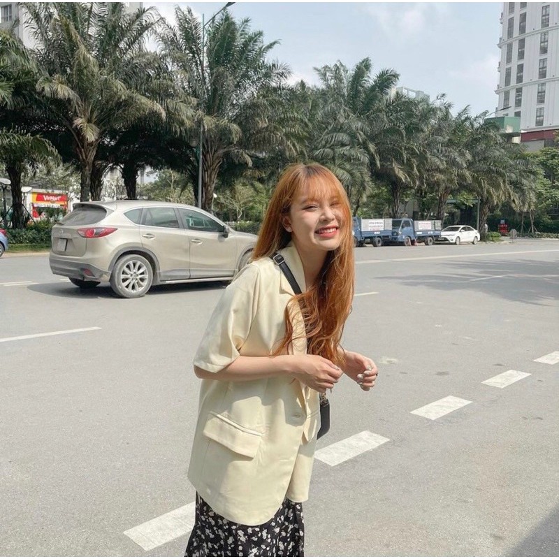 ĐẦM HOA NHÍ 2 DÂY VINTAGE+ÁO KHOÁC BLAZER__HÀNG QUẢNG CHÂU CAO CẤP__ĐẦM VOAN HOA NHÍ DẠO PHỐ,DU LỊCH SIÊU XINH | BigBuy360 - bigbuy360.vn