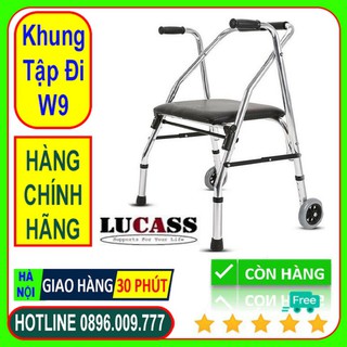 Khung Tập Đi Lucass W9 [CÓ GHẾ NGỒI - HỢP KIM NHÔM]