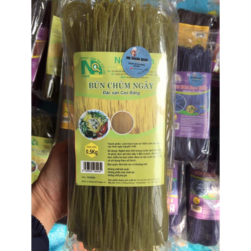 Bún gạo lứt trắng chùm ngây đặc sản Cao bằng ăn eat clean ăn kiêng giảm cân gói 500g | BigBuy360 - bigbuy360.vn