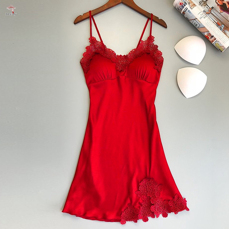 Áo Ngủ 2 Dây Màu Trơn Thời Trang Nữ Tính | BigBuy360 - bigbuy360.vn