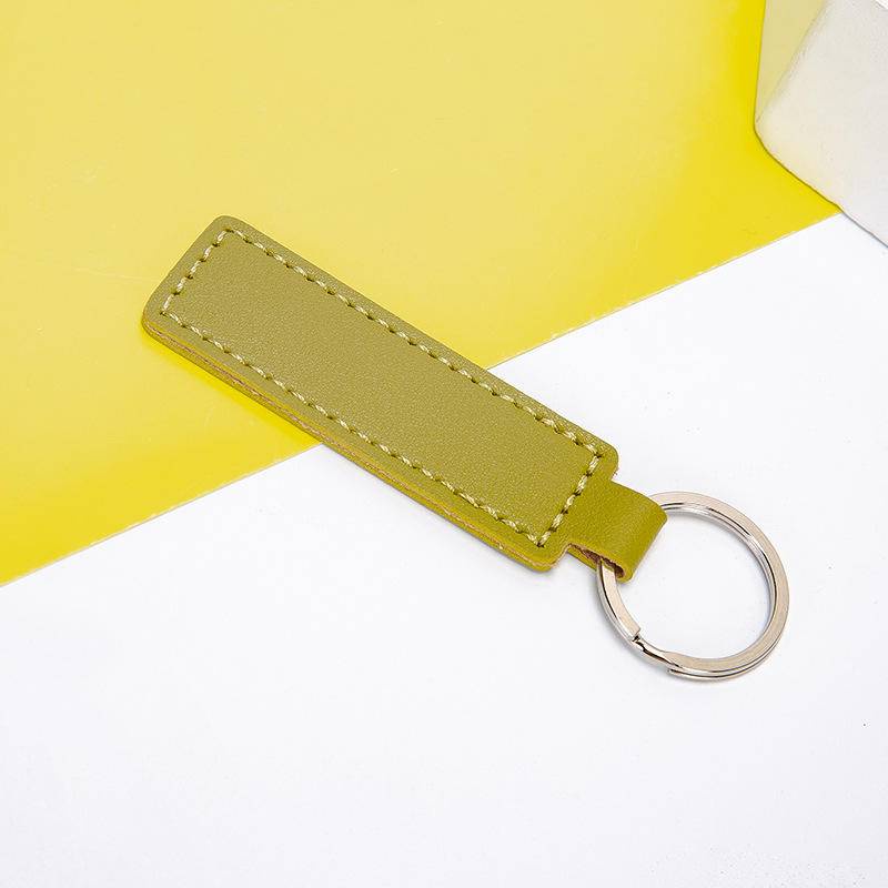 Móc Chìa Khóa Bằng Da PU Nhiều Màu Thời Trang