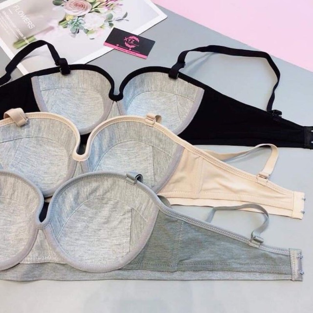 áo lót quả ngang cotton không đệm,áo Có để lỗ nhét mút xoài nếu bạn muốn nâng ngực nhé 1001