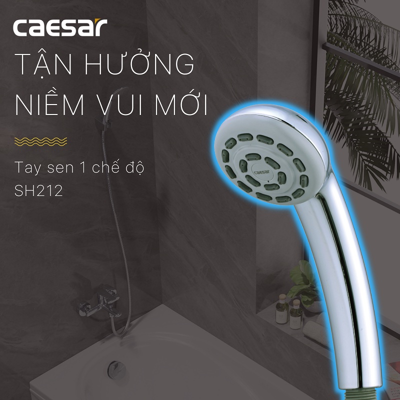 Tay Sen Caesar SSH211W/SH212/SH110 - 1 Chế Độ Phun - Hàng Chính Hãng - Bảo Hành 24 Tháng Toàn Quốc