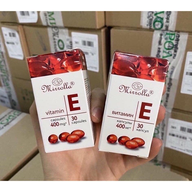 E đỏ nga 400 mg mẫu mới lọ nhựa | Thế Giới Skin Care